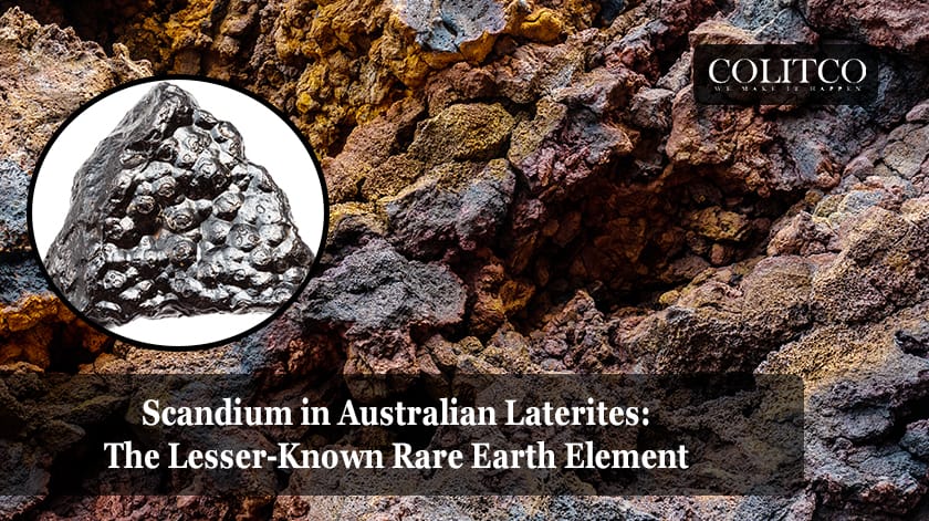 Scandium in Australian Laterites The Lesser-Known Rare Earth Element