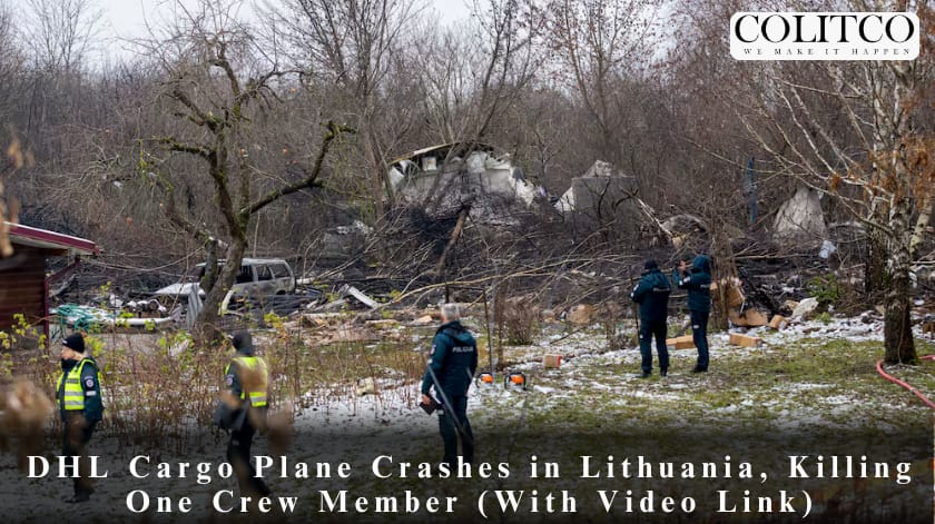 DHL Cargo Plane Crashes in Lithuania, Killing One Crew Member