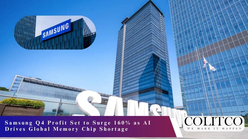 Samsung Q4 Profit set to Surge 160 as Ai Drives Global Memory Chip Shortage